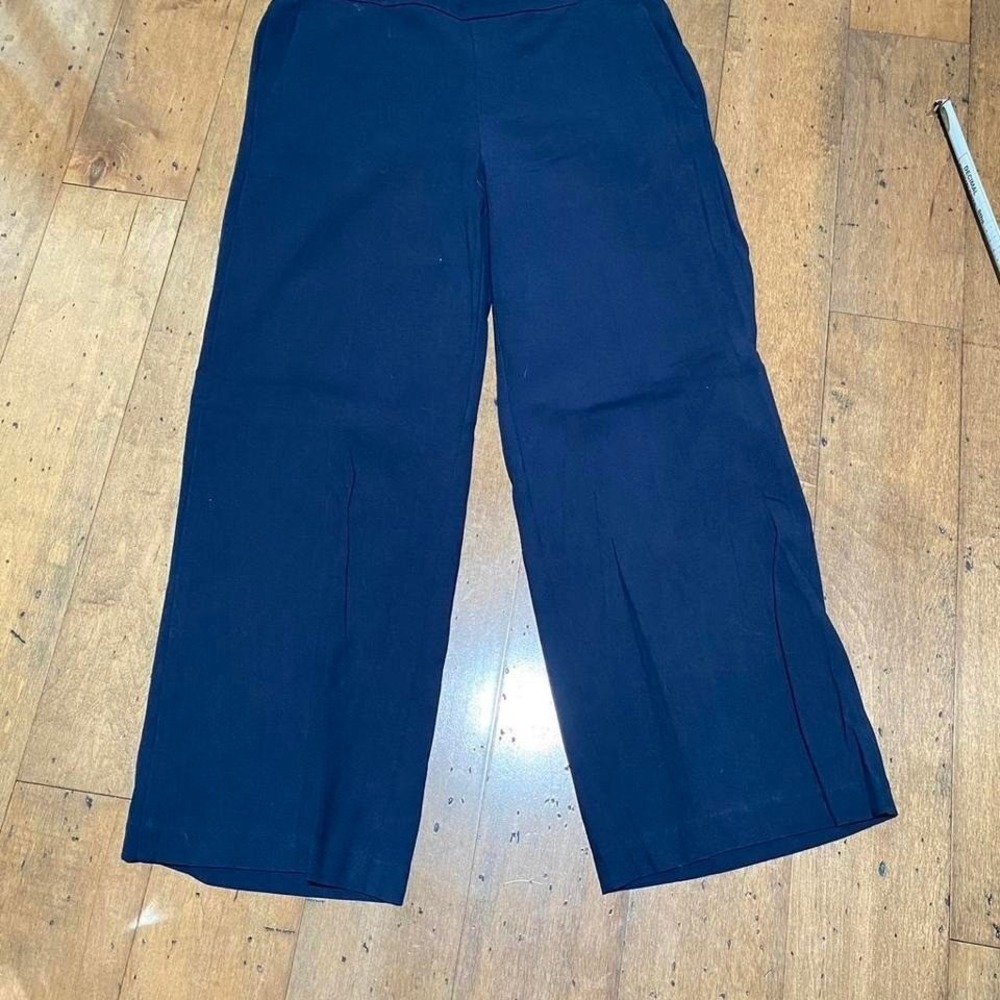 Old Navy navy blue wide leg trousers Size 8